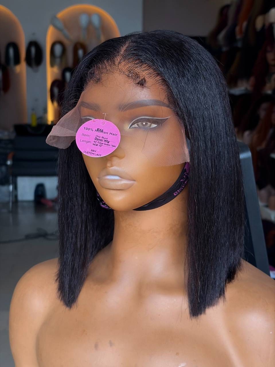 Bonnet Résille Perruque + Pins de Sécurité (x6)